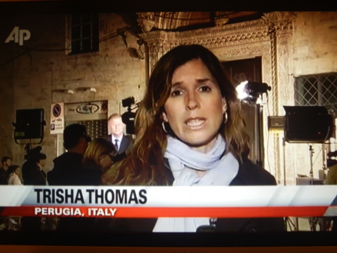 Trisha Thomas, Amanda Knox Verdict