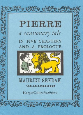 La Copertina del libro "Pierre" di Maurice Sendak