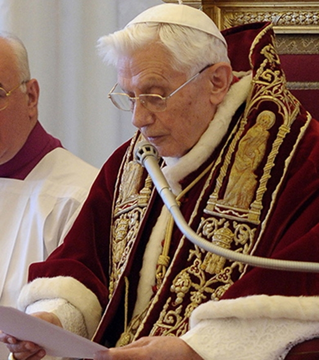 POPE RESIGNS