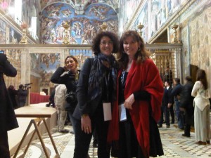 Trisha and Laura - Sistine Chapel