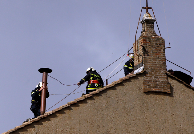 Chimney on the Sistine Chapel