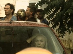 Italian Actress Elena Cotta playing Samira in "A Street in Palermo".  Freeze Frame from Film Clip. Credit: Istituto Luce Cinecitta'