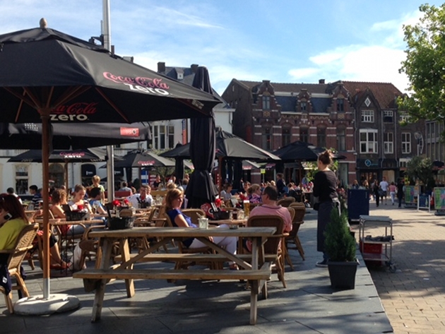 A Street Scene in Tilburg, Holland. August 17, 2013. Photo by Trisha Thomas