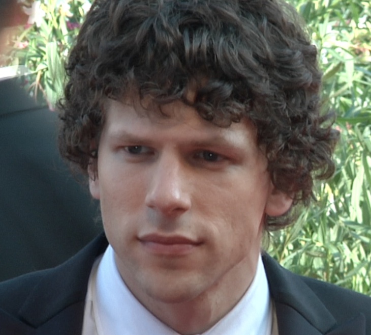 Jesse Eisenberg on red carpet at Venice Film Festival. August 31, 2013. Freeze frame of video shot by AP Video-Journalist Cristina Jaleru