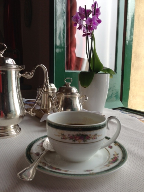 Breakfast at Villa Cimbrone. Photo by Trisha Thomas, October 27, 2013