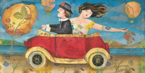 A painting by Italian artist Rossana Petrillo