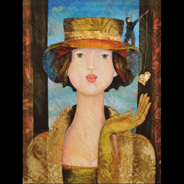 A painting by Italian artist  Rossana Petrillo