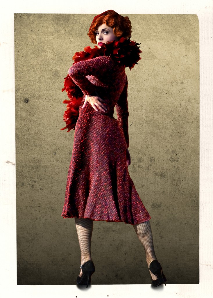 Rossella Brescia playing Gradisca in the Amarcord Dance Performance in Rome. April 2014