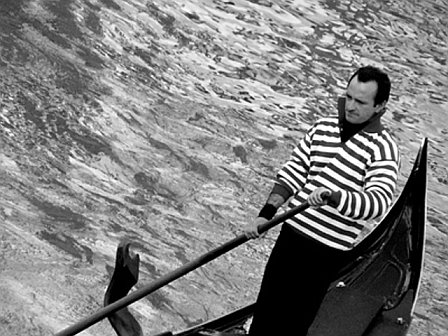 A Venetian Gondolier. Photo by Kay Gilmer