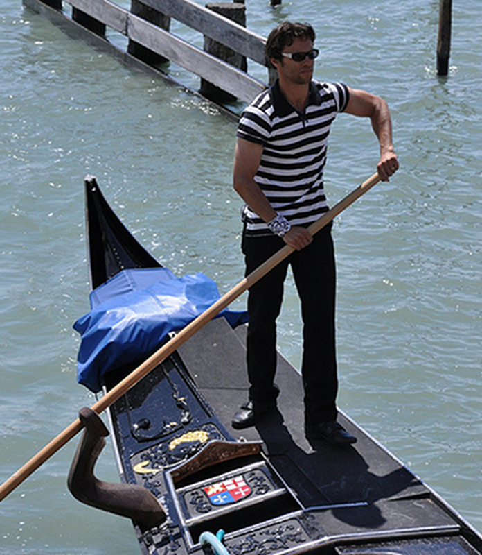 A Venetian Gondolier. Photo by Kay Gilmer