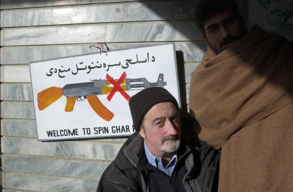 John Hooper on assignment in Jalalabad, Afghanistan.