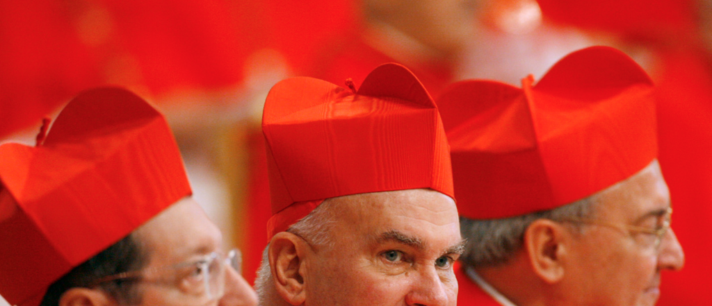 Some Cardinals wearing their red berrettas at the Vatican