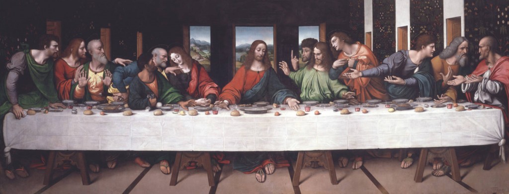 A version of The Last Supper imitating Leonardo Da Vinci by Giampietrino 1530