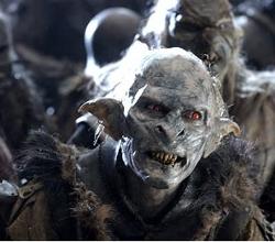 An orc from "Lord of the Rings"