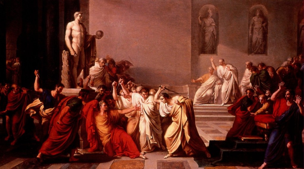 Death of Caesar by Vincenzo Camuccini