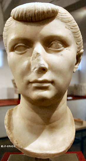 Bust of Julia, Daughter of Emperor Augustus